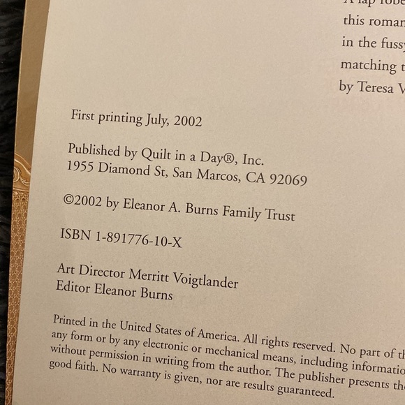 Fans & Flutterbys QUILT BOOK - Picture 5 of 13